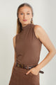 Sleeveless Turtleneck