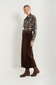 Corduroy Straight Skirt
