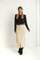 Corduroy Straight Skirt