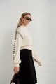 Corduroy Panel Skirt