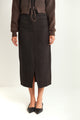 Tweed Skirt w/ Slit