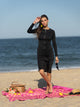 Swim Zipper Top