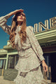 The Lucy Print Tie Top