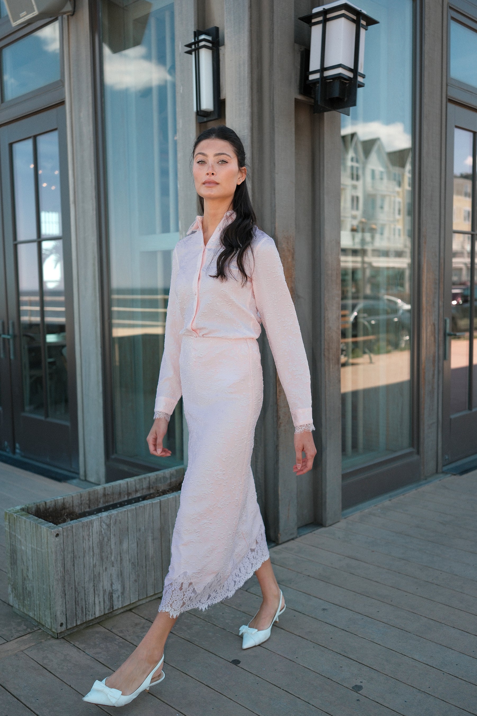 Slip Skirt With Lace –