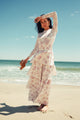 Layered Linen Feel Maxi Skirt