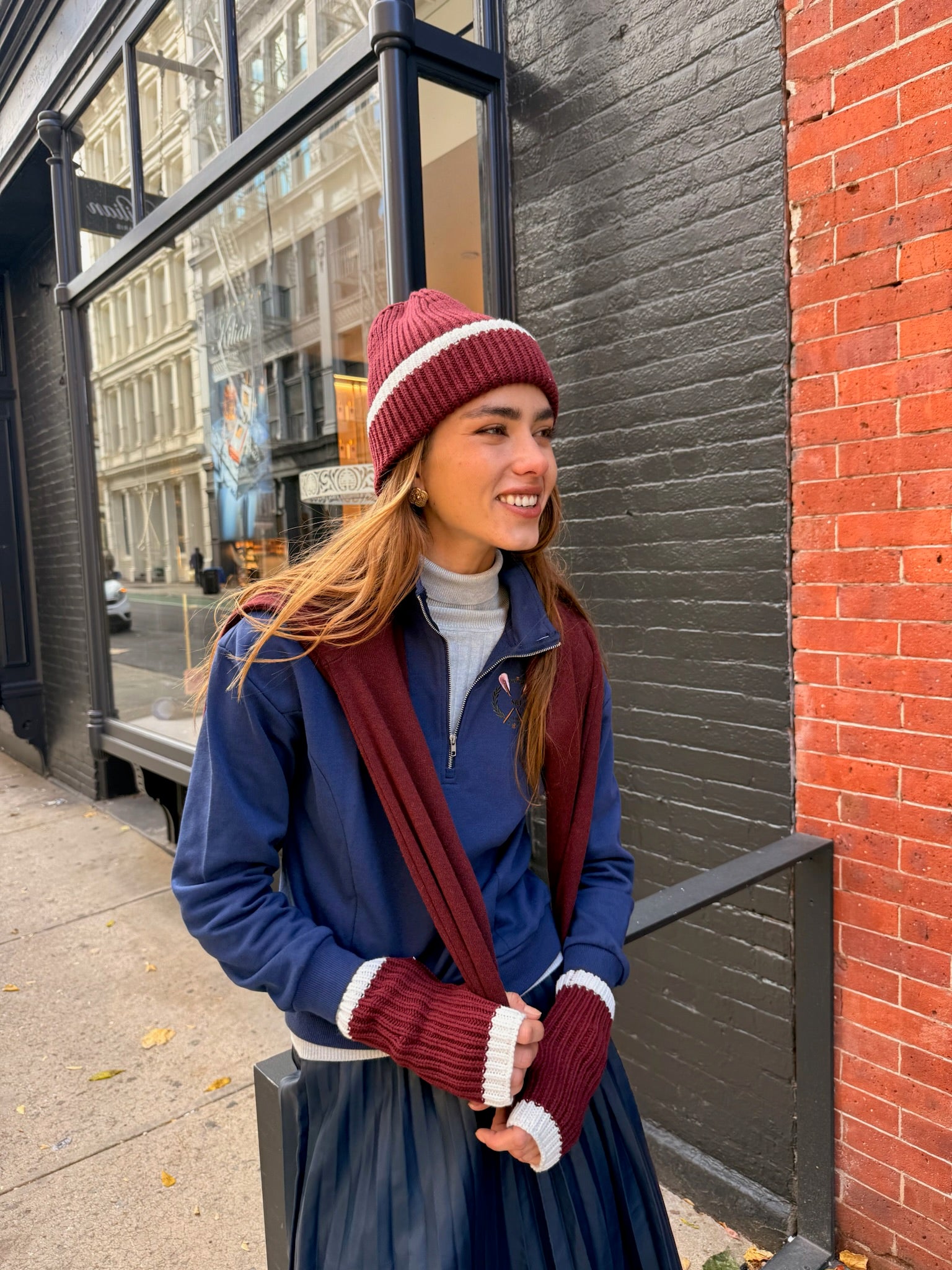 Ski Half Zipper Sweatshirt