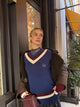 Varsity Cable Sweater