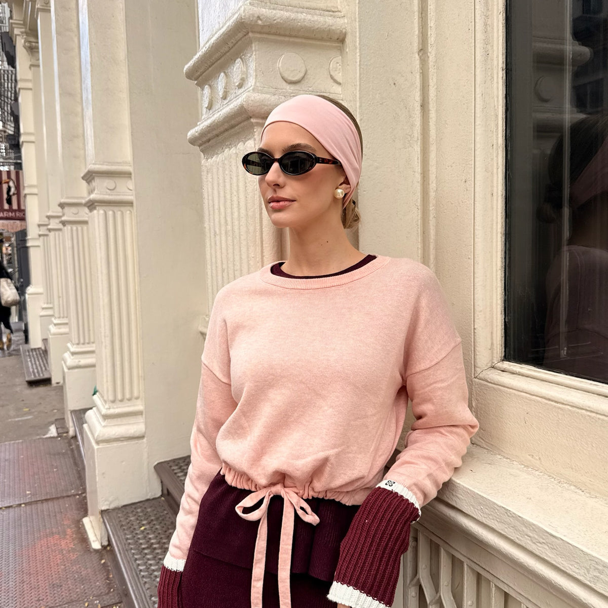 String Sweater Drawstring Sweater – udelny.com