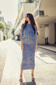 Wash Straight Skirt
