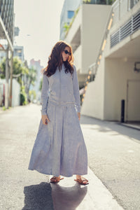 Wash Maxi Panel Skirt