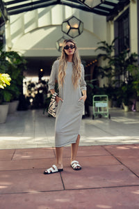 Ribbed Tshirt Dress
