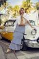 Smocked Layered Skirt