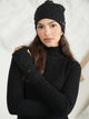 Studded Fingerless Gloves