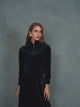 Velour Half Zip Sweatshirt