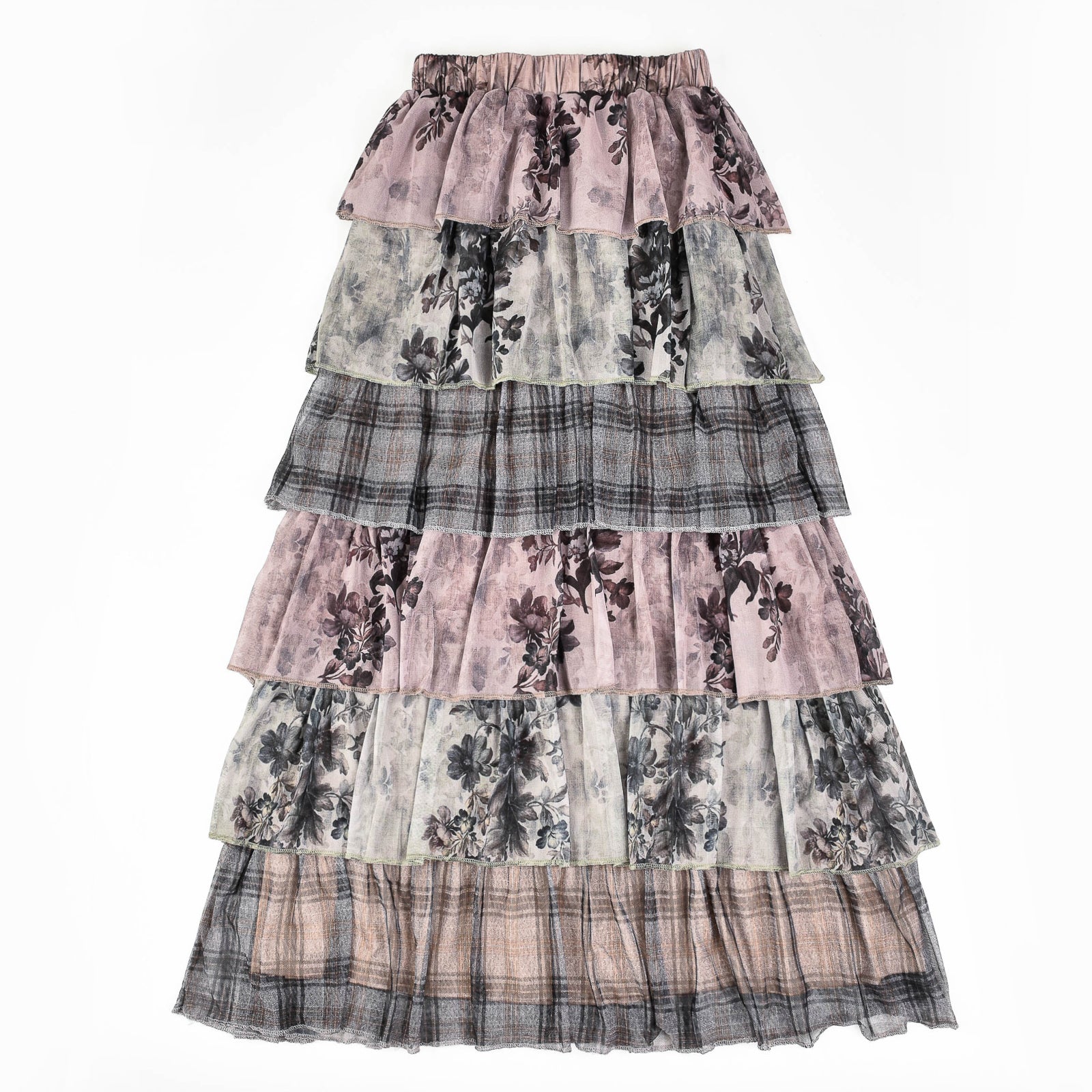 I’m matereal イマテリアルheart melts skirt デレス CHICWISH Women's Caramel 3D Heart Double-Layered Mesh Tulle