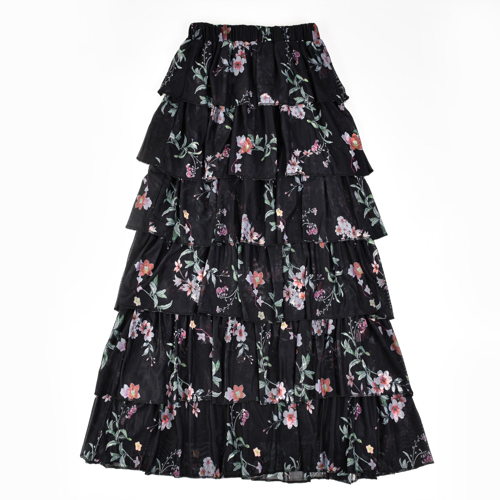 I’m matereal イマテリアルheart melts skirt デレス CHICWISH Women's Caramel 3D Heart Double-Layered Mesh Tulle