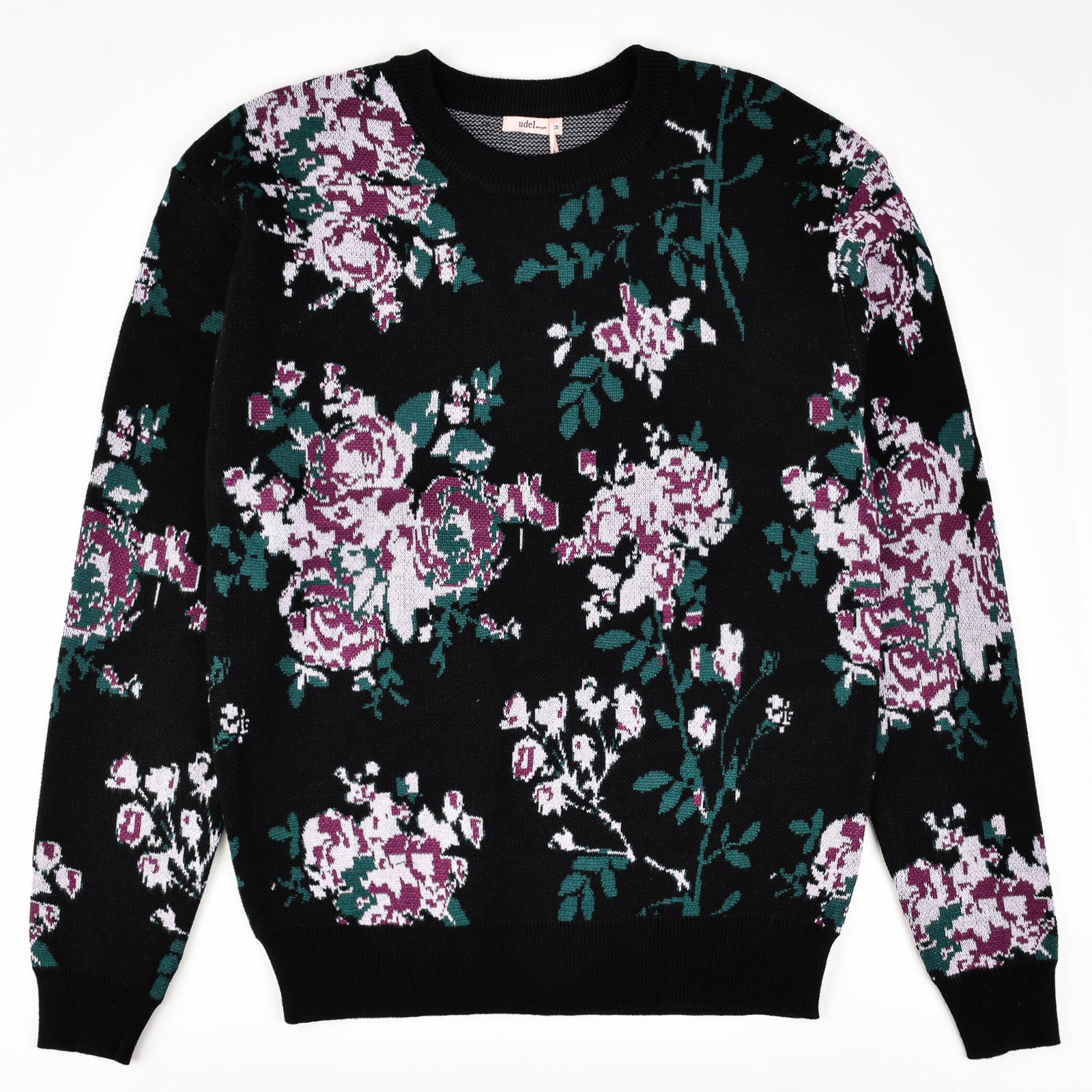 Jacquard Knit Sweater – udelny.com