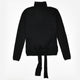 Wrap Knit Turtleneck