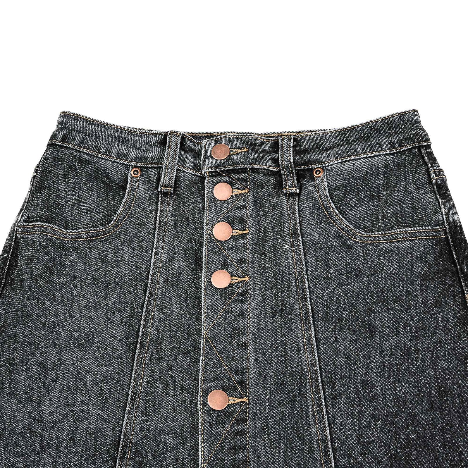 ☆NASTY FANCY CLUB☆ NF fancy button tweed skirt BLKF21ZC263 2412119cc.8.jpg