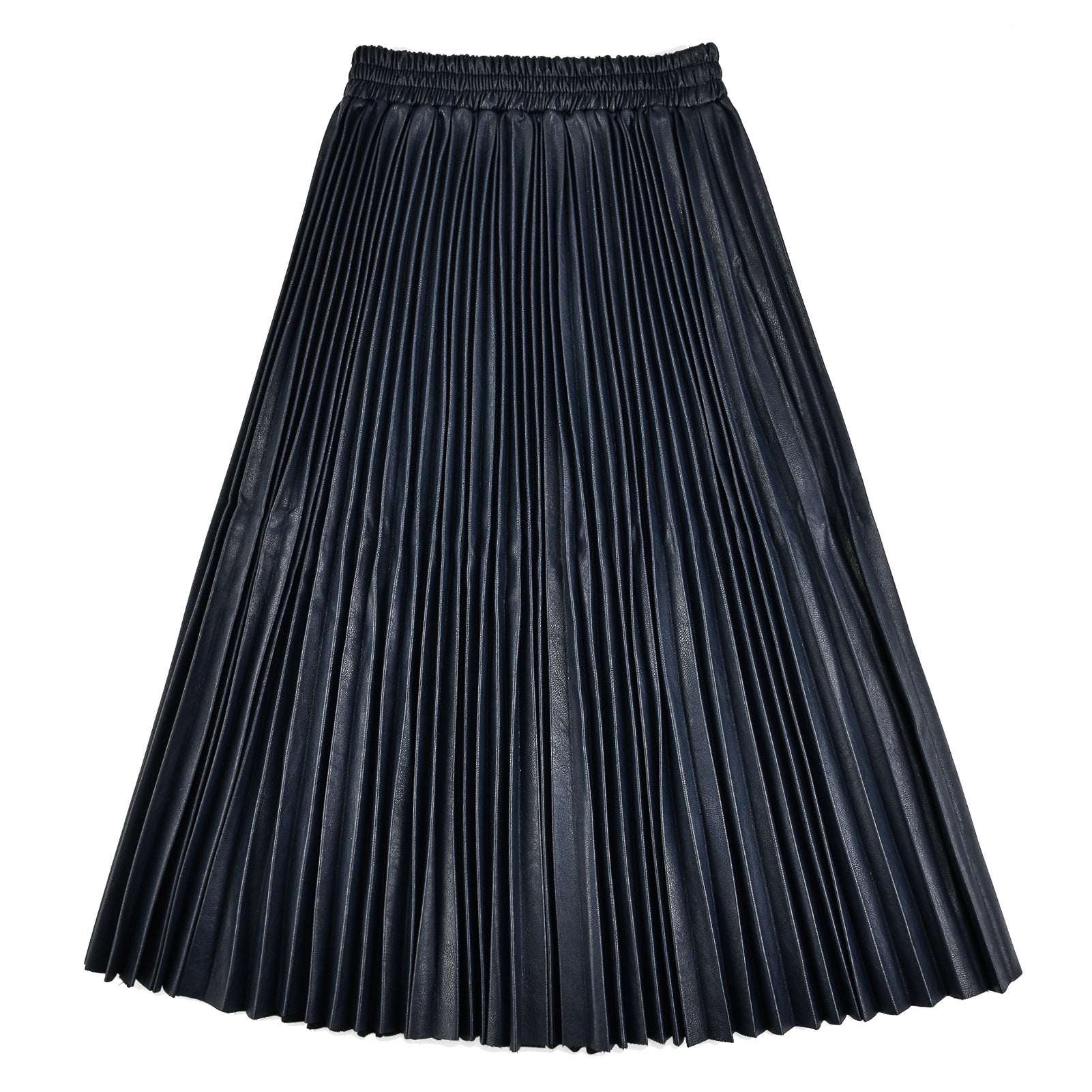 Leather Pleated Skirt – udelny.com