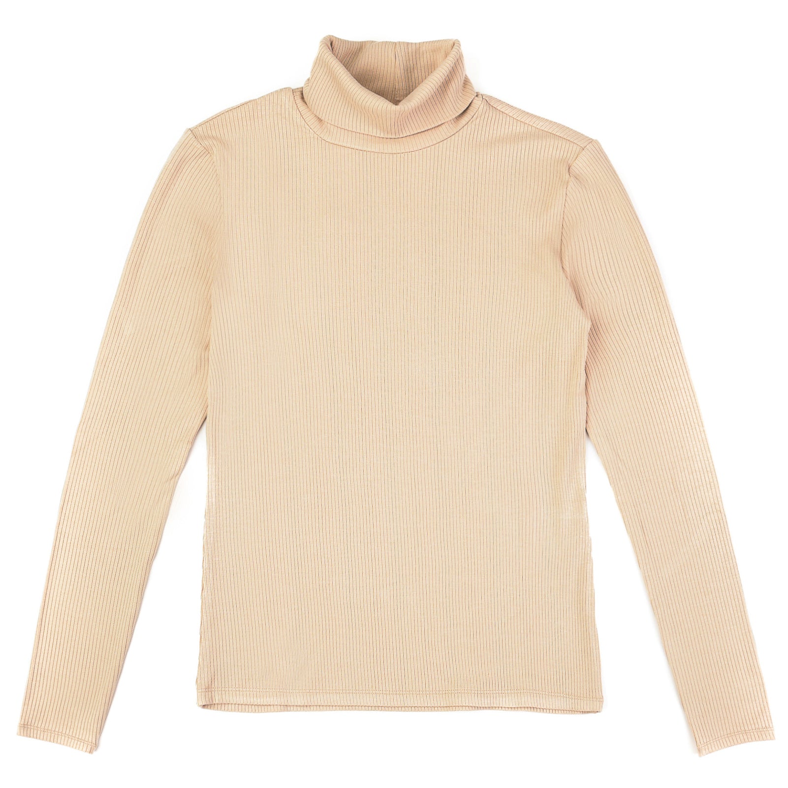 Soft Rib Turtleneck Tee