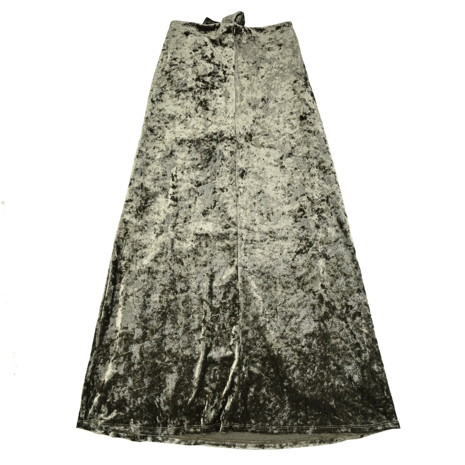 Grey crushed velvet skirt best sale