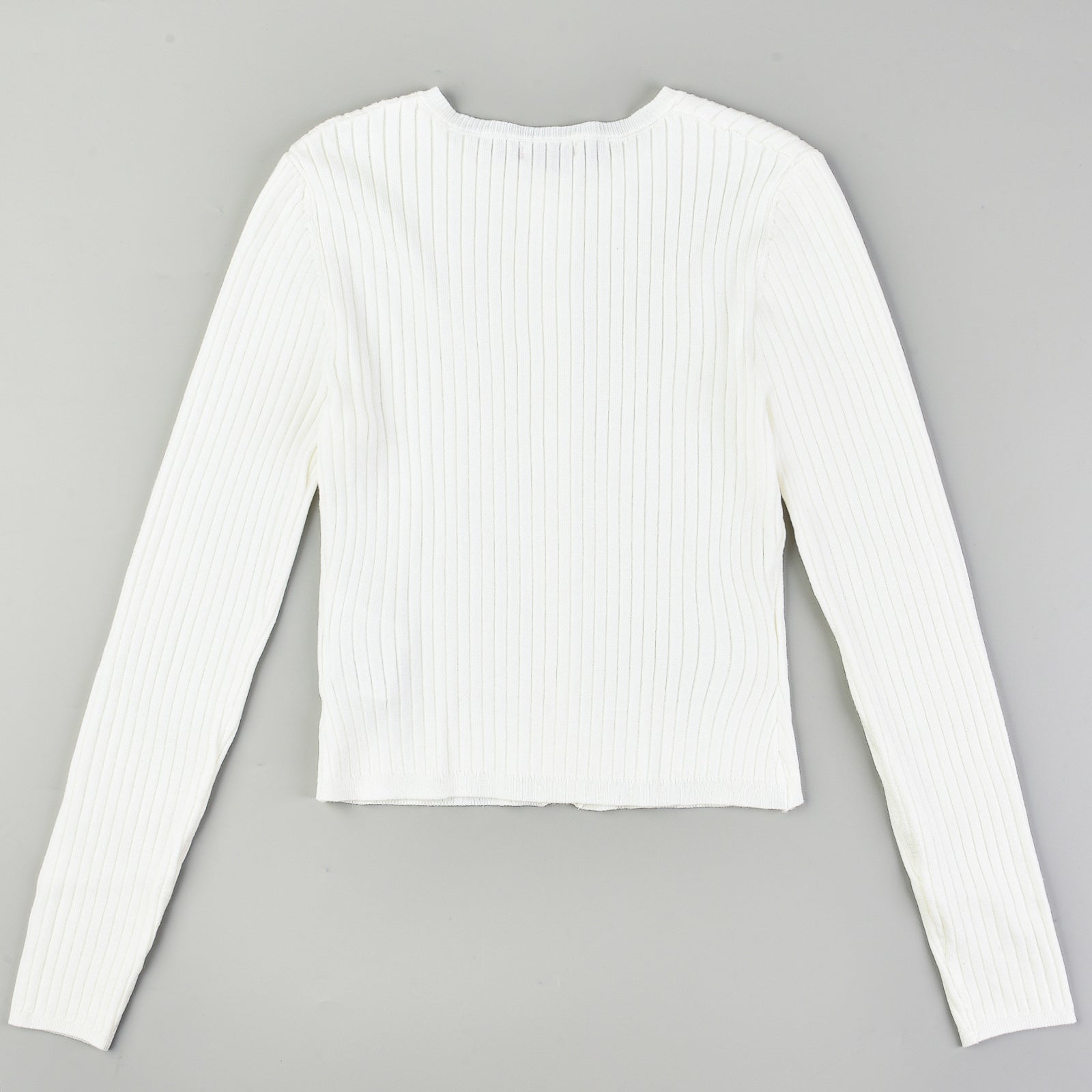 Wide Rib Knit Cardigan – udelny.com