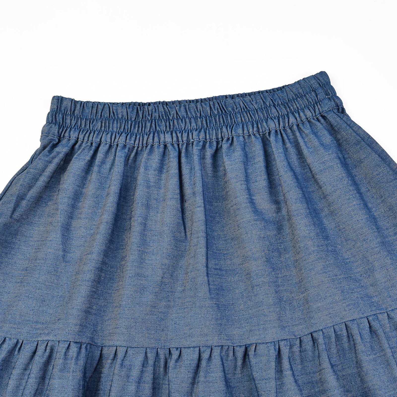 【U LAN】Winnie Natural Frill Skirt Lemon Tiered Frill Eyelet Maxi Skirt | Lime Lush Boutique
