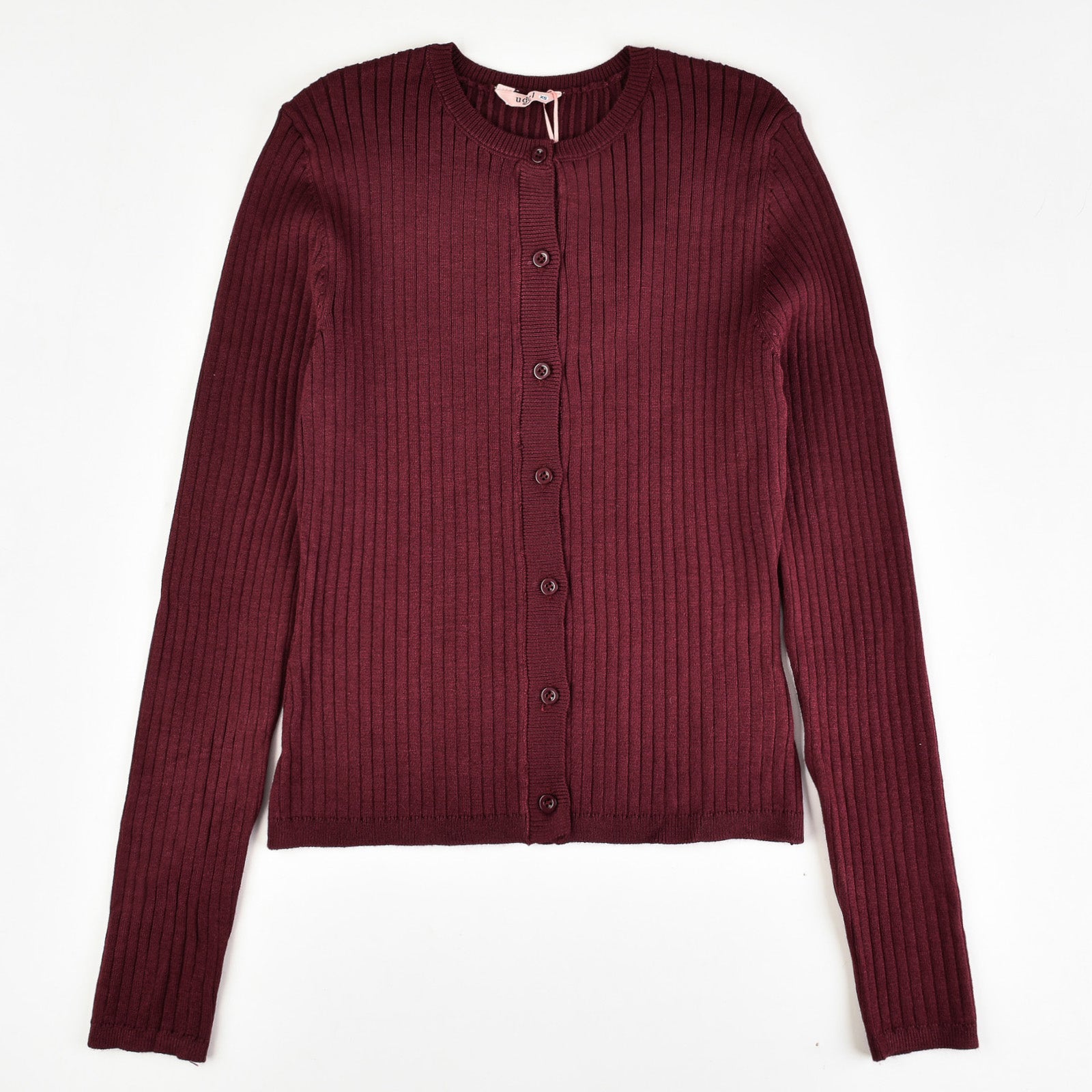 Wide Rib Knit Cardigan