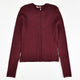 Wide Rib Knit Cardigan