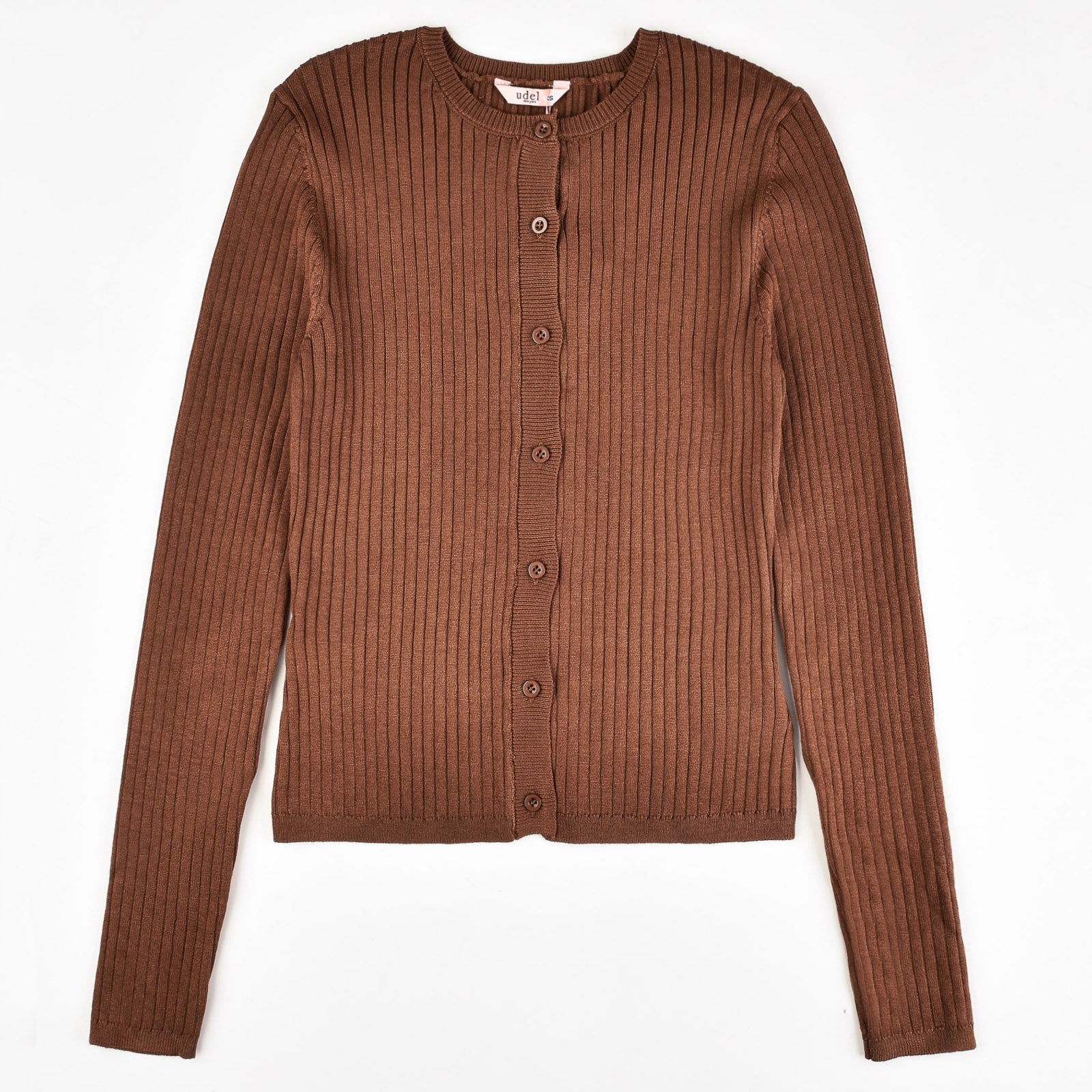 Wide Rib Knit Cardigan