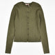 Wide Rib Knit Cardigan