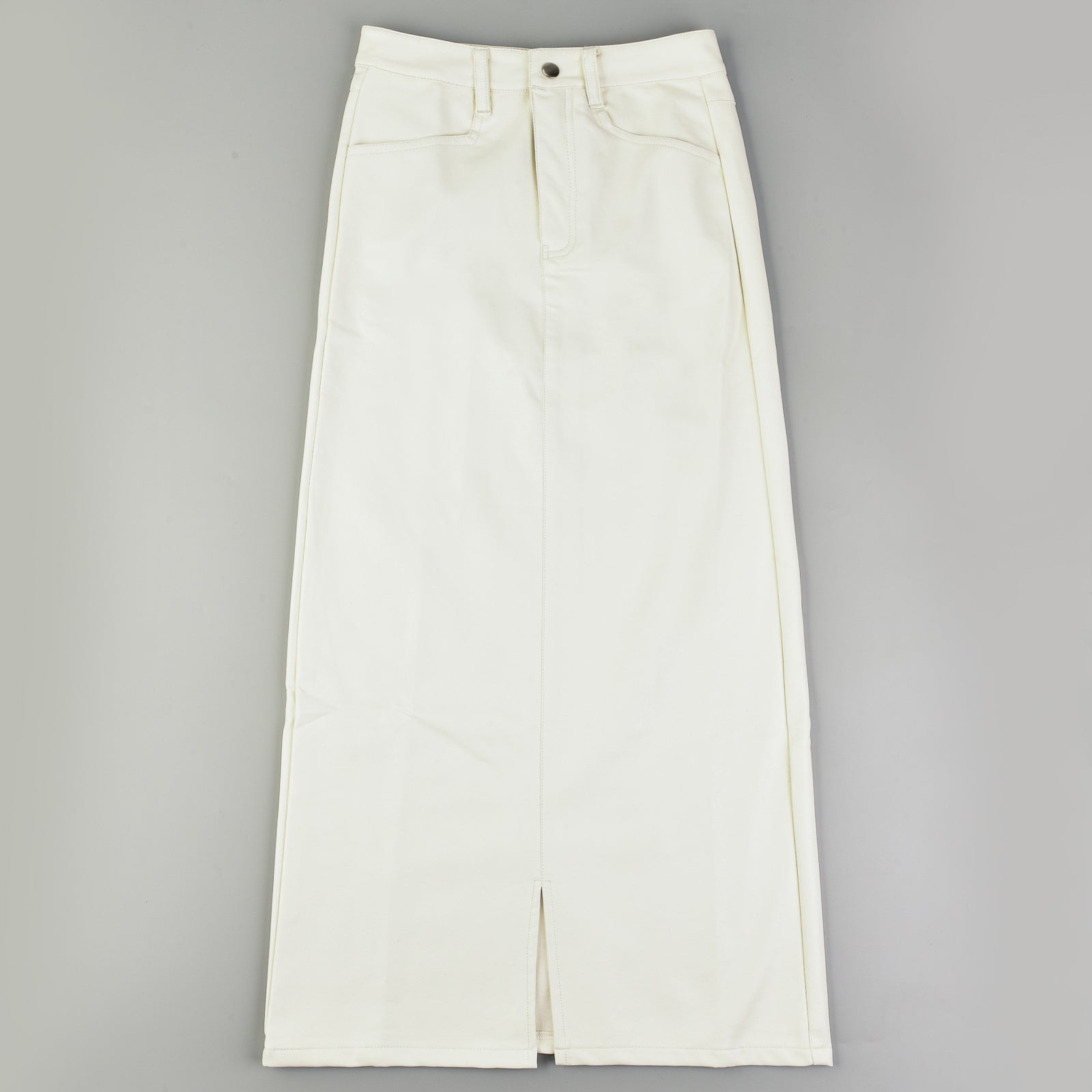 Leather Skirt With Slit – udelny.com Leather Skirt With Slit – udelny.com