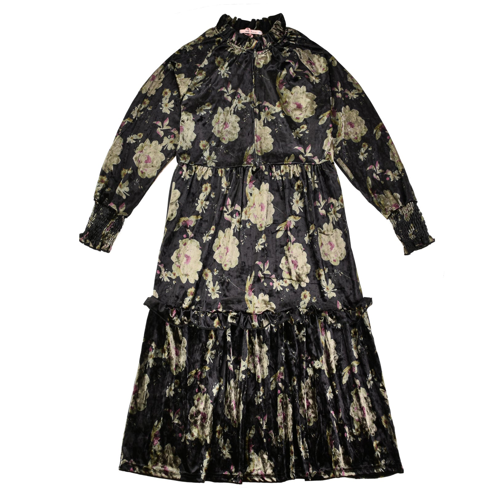 【新品未使用】lerure Ladylike velour dress ブラック Ladylike velour dressのドレス|Dorry Doll / LE'RURE