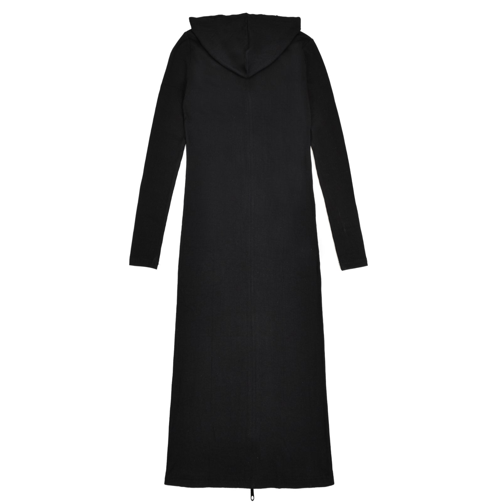 ★Open Yy★ZIP HOOD DRESS★大人気★ ZIP HOOD DRESS, BLACK