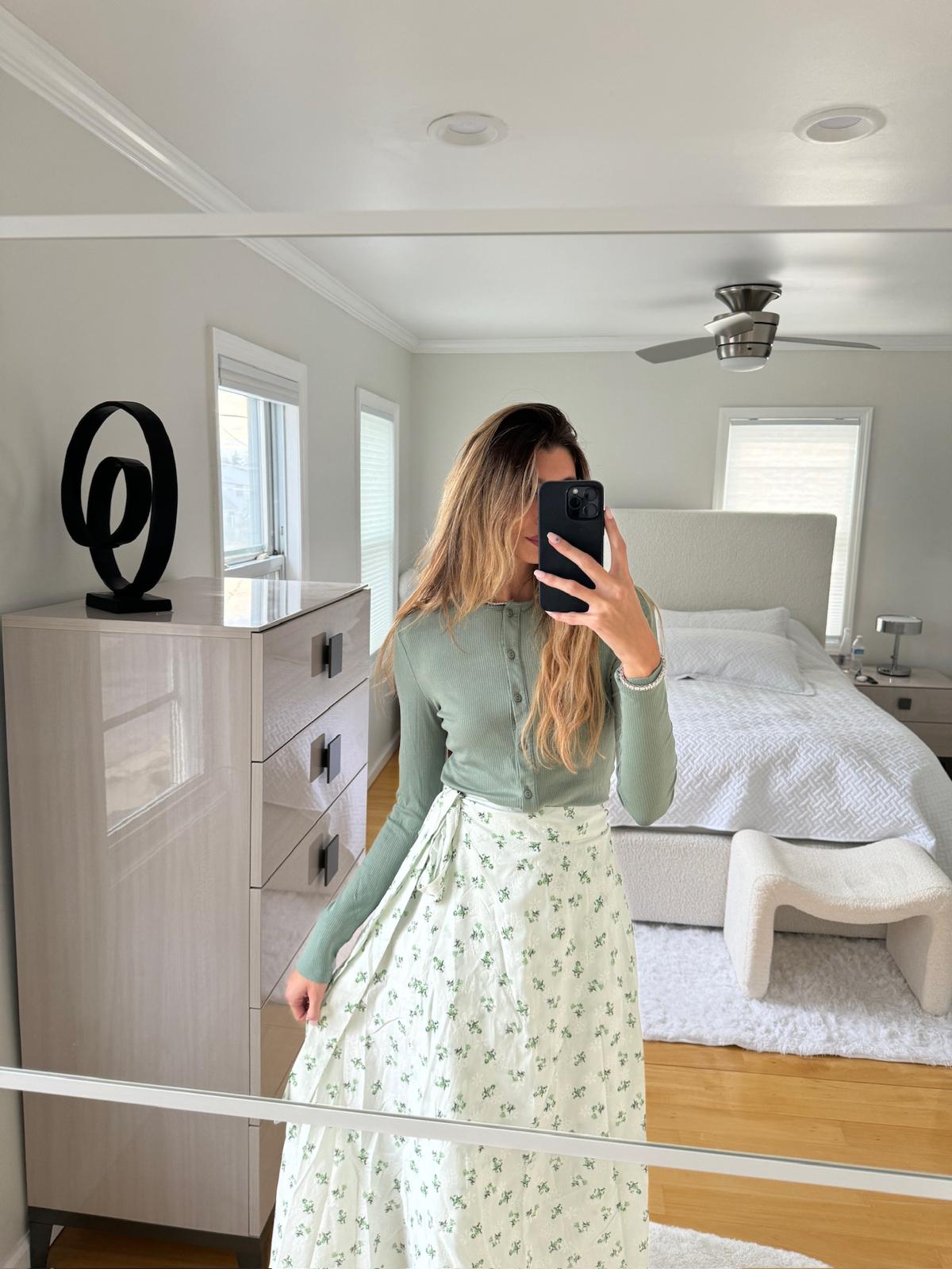 Mock Wrap Skirt – udelny.com