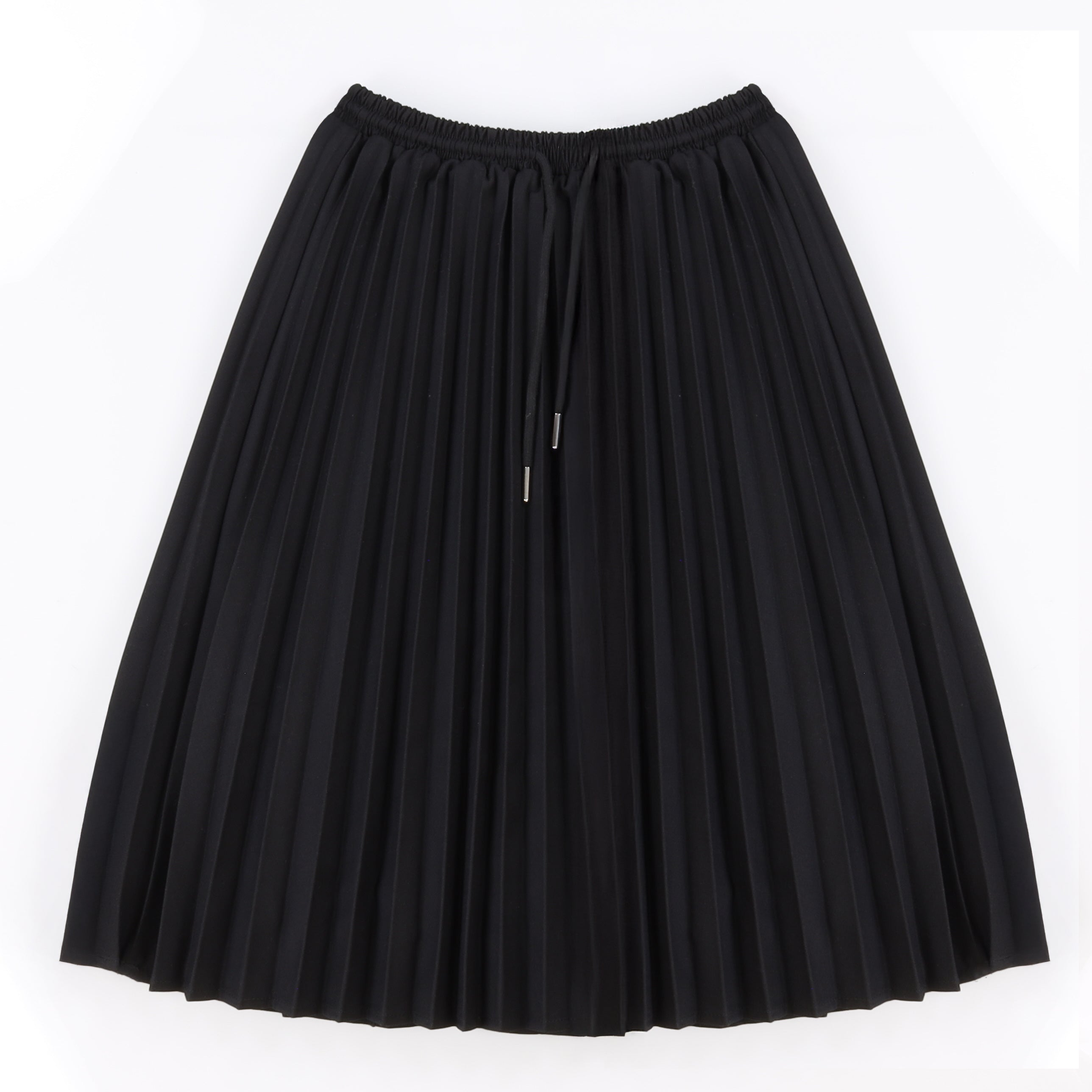 Drawstring Pleated Skirt