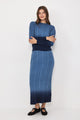 Mila Dip Dye Knit Skirt
