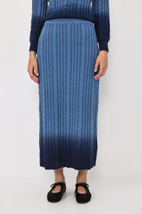 Mila Dip Dye Knit Skirt