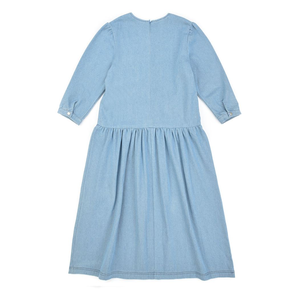 Denim Dress With Pocket – udelny.com