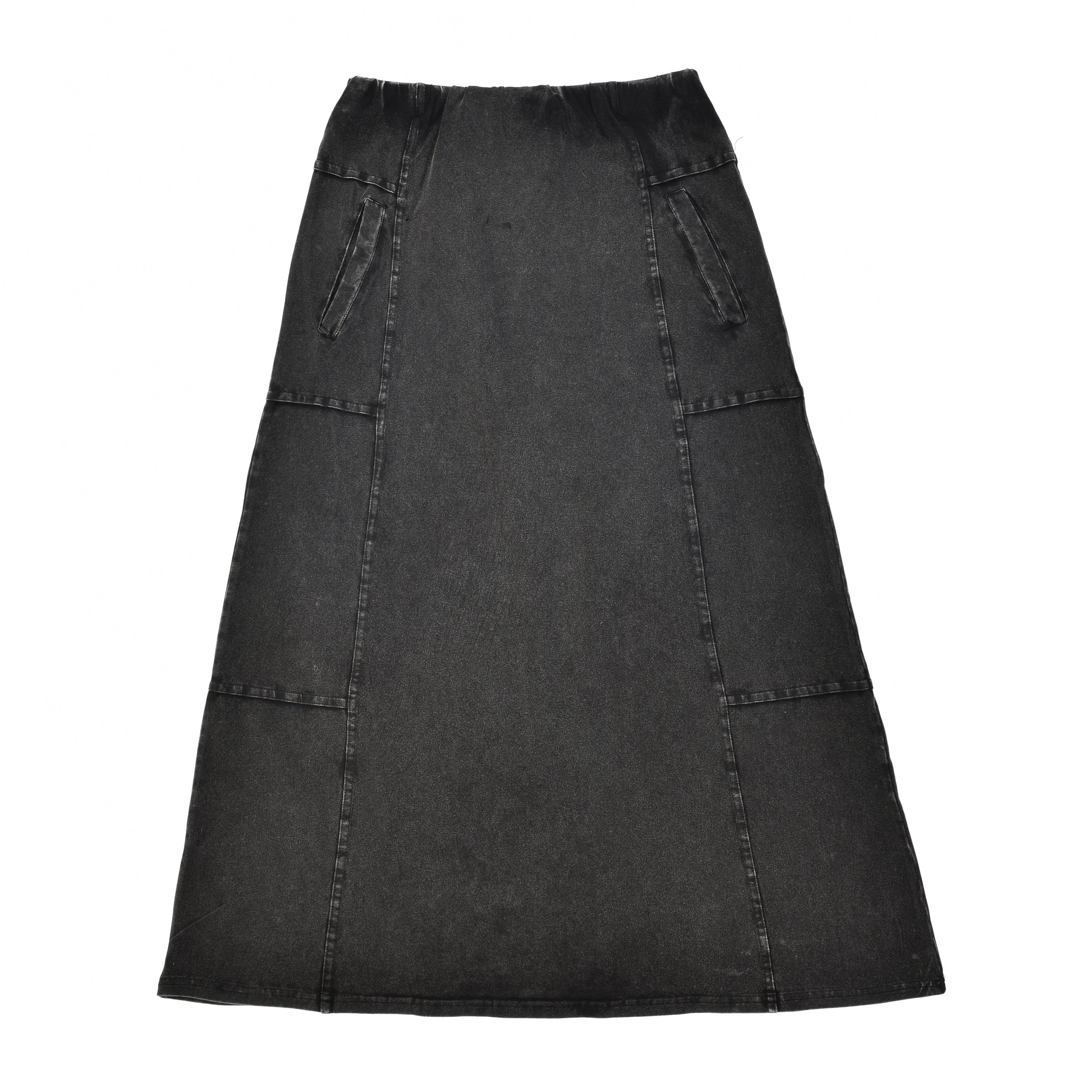 Side Seams Cotton Wash Skirt – udelny.com