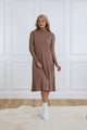 Basic Rib Turtleneck Dress