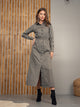 Waisted Buttoned Dress