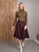 Tweed Pleated Skirt