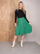 Tweed Pleated Skirt