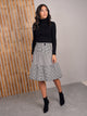 Tweed Tiered Skirt