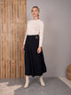 Maxi Skirt With Pleats & Buckles