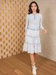 Washed Tiered Skirt