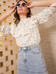 Print Ruffle Top
