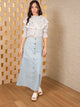 Print Ruffle Top